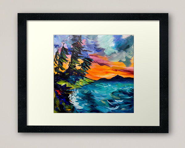 Wind Swept Resilience Original Painting 12" x 12"