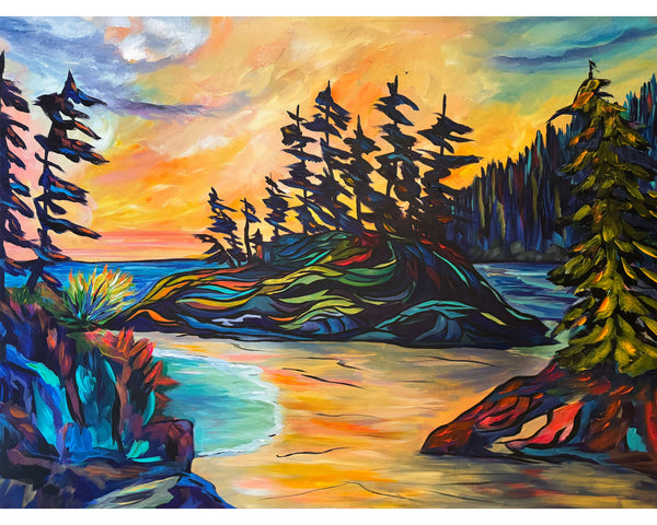 Cape Scott Serenade Un-Stretched High-Quality Canvas Prints