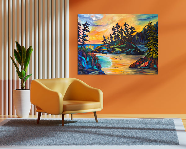 Cape Scott Serenade Un-Stretched High-Quality Canvas Prints