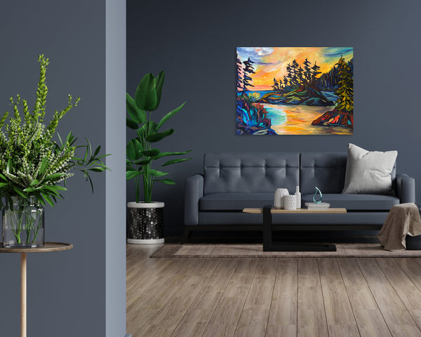 Cape Scott Serenade Un-Stretched High-Quality Canvas Prints