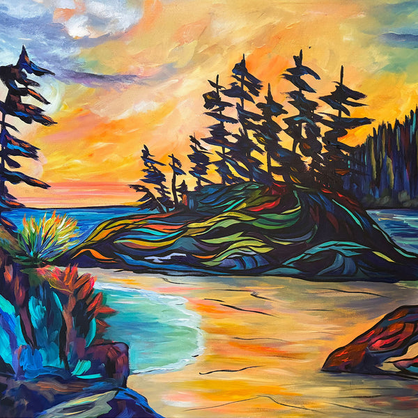 Cape Scott Serenade Un-Stretched High-Quality Canvas Prints