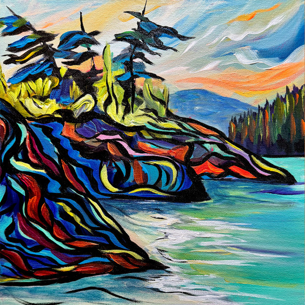 Cape Scott Delight 12" x 12" Original Painting