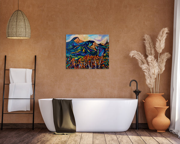 Kananaskis Country Splendour Original on 16" x 20" Gallery Wrap Canvas