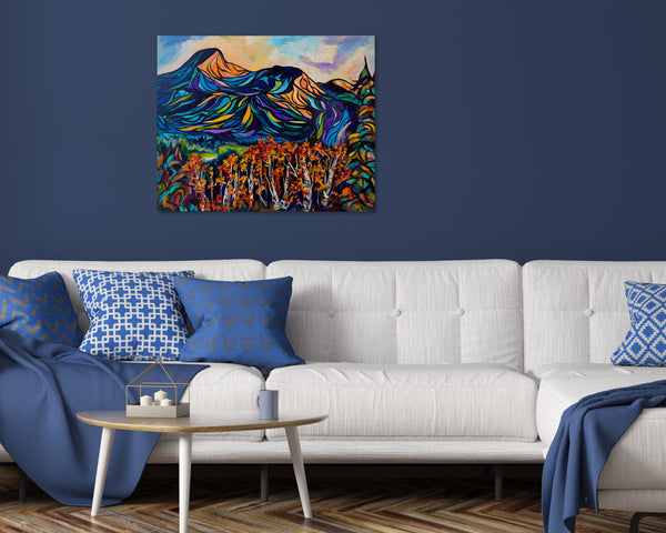 Kananaskis Country Splendour Original on 16" x 20" Gallery Wrap Canvas