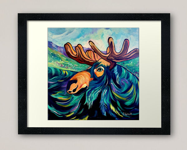 Young Melvin is Growing Up Original 14"x14" gallery wrap painting