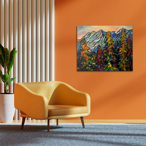 Escape to the Mountains 24" x 20" Original Painting