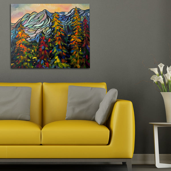 Escape to the Mountains 24" x 20" Original Painting