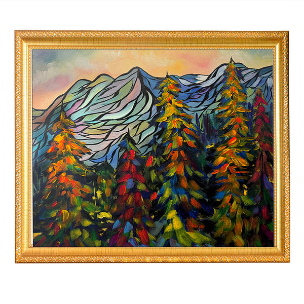 Escape to the Mountains 24" x 20" Original Painting
