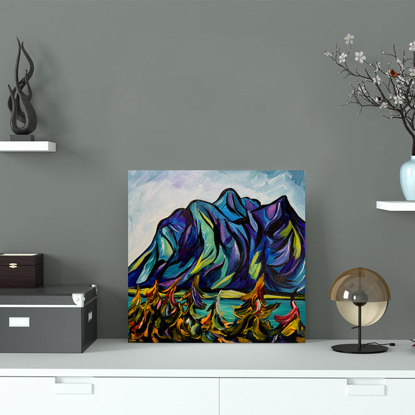 A Mountain Marvel Original Painting 12" x 12"