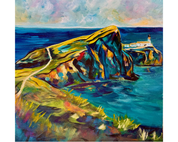 Neist Point, Isle of Skye | Original Scottish Coastal Landscape Painting