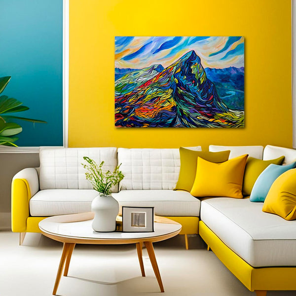 Original Painting of Ha Ling Peak near Canmore, Alberta 36" x 24"