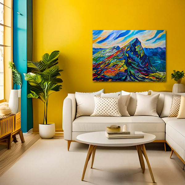 Original Painting of Ha Ling Peak near Canmore, Alberta 36" x 24"