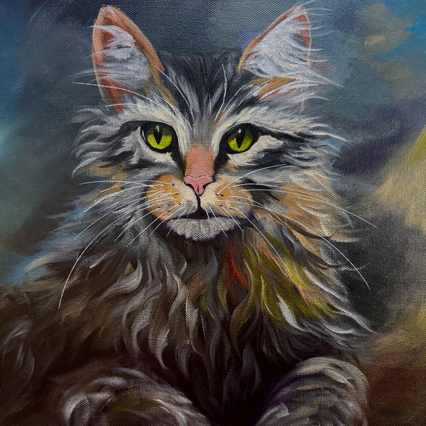 From paw prints to paint strokes more than a pet portrait, it’s their spirit on canvas