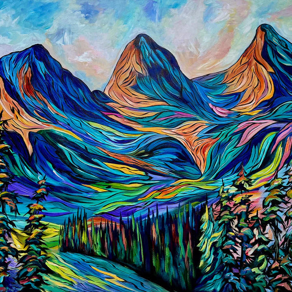 Three Sisters Commission for Adriana 30" x 48"