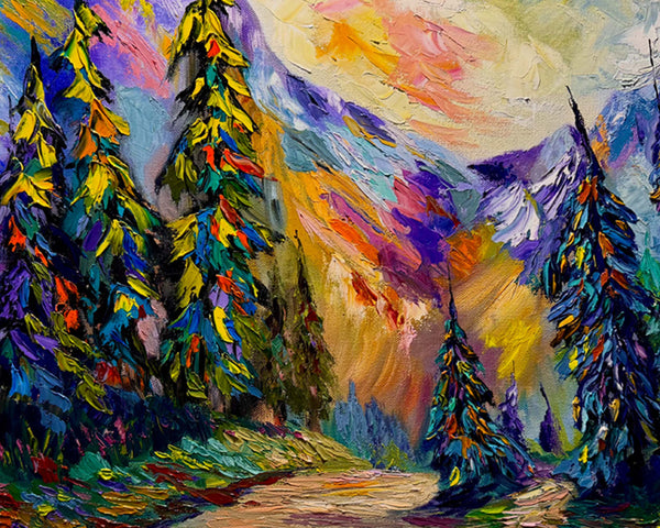 Where the Light Finds Us | Original Oil Painting on 18" x 24" Gallery wrap canvas
