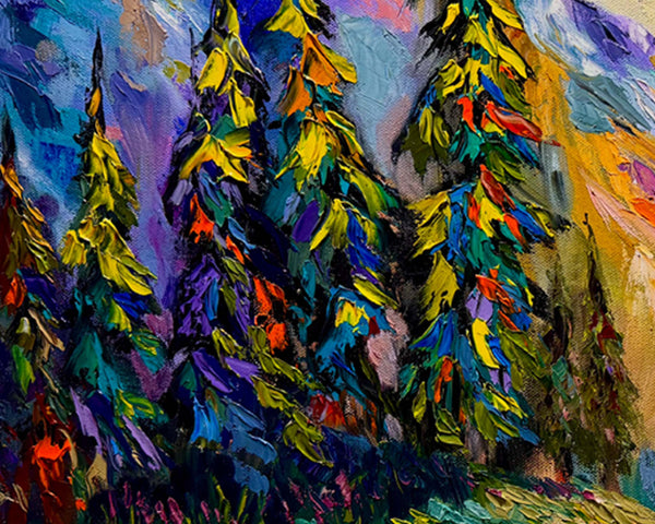 Where the Light Finds Us | Original Oil Painting on 18" x 24" Gallery wrap canvas