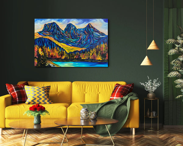 Three Sisters Delight | Un-stretched Rolled Canvas Prints