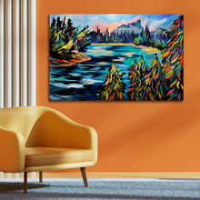 Load image into Gallery viewer, A Glimpse of the Castle Original Painting on 36&quot; x 24&quot; Un-stretched Canvas Roll