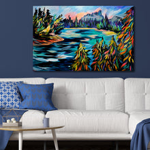 Load image into Gallery viewer, A Glimpse of the Castle Original Painting on 36&quot; x 24&quot; Un-stretched Canvas Roll