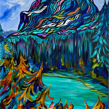 Load image into Gallery viewer, Castle Mountain 36&quot; x 24&quot; Original Painting