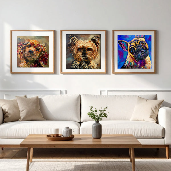 More than a pet portrait, it’s their spirit on canvas