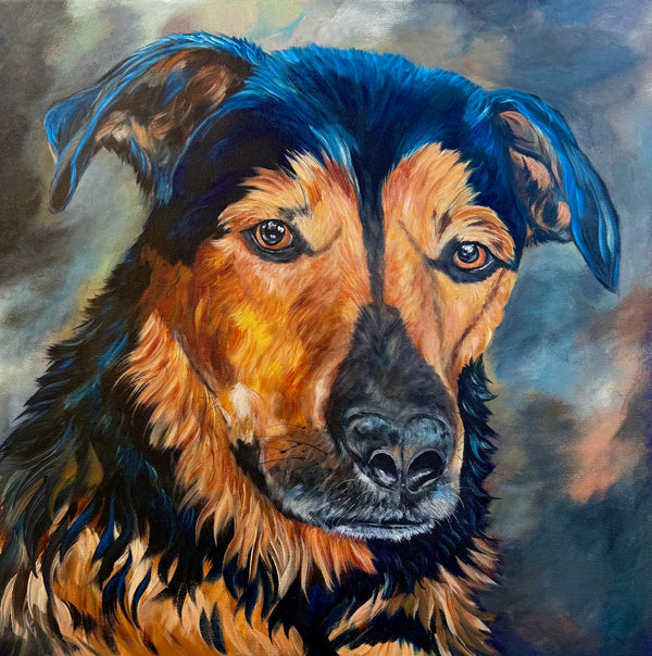 From paw prints to paint strokes more than a pet portrait, it’s their spirit on canvas