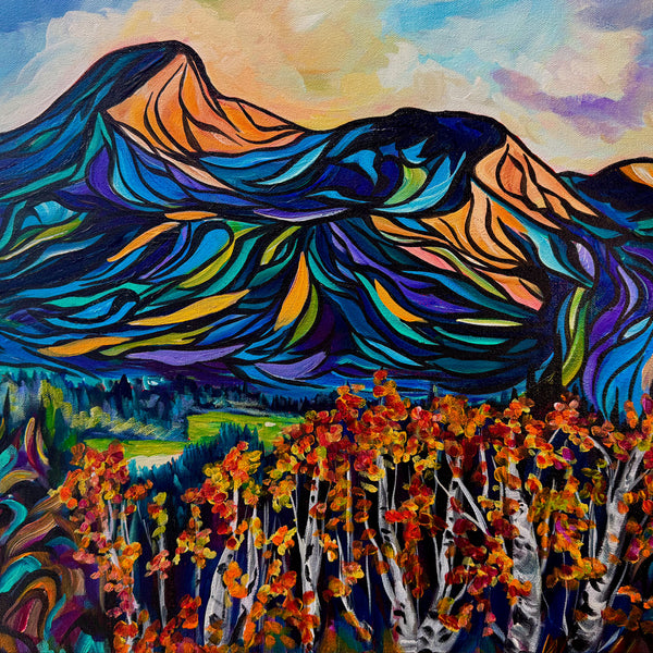 Kananaskis Country Splendour Original on 16" x 20" Gallery Wrap Canvas