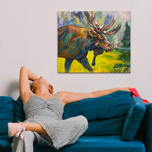 Load image into Gallery viewer, Moose Original Painting