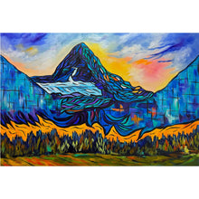 Load image into Gallery viewer, Original Painting of Mt. Assiniboine in the beautiful Canadian Rockies on 24&quot; x 36&quot; Gallery Wrap Canvas by Canadian Artist, Charkoledesigns