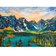 Load image into Gallery viewer, Magnificent Moraine Lake and The Valley of the Ten Peaks 36&quot; x 24&quot;