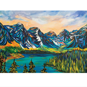 Magnificent Moraine Lake and The Valley of the Ten Peaks 36" x 24"