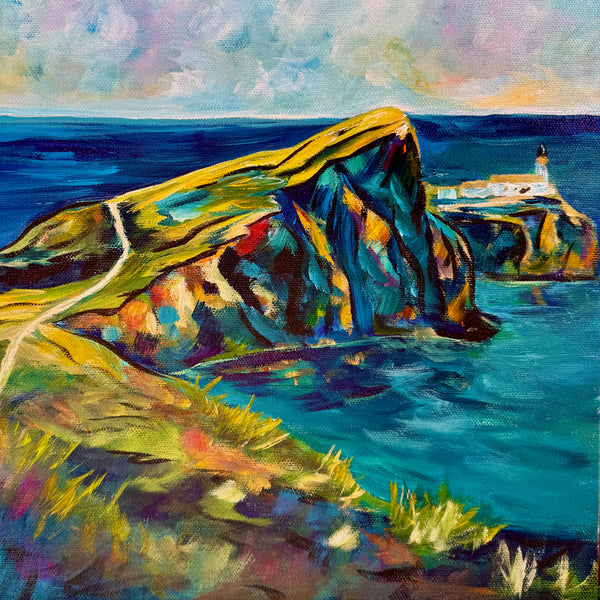 Neist Point, Isle of Skye | Original Scottish Coastal Landscape Painting