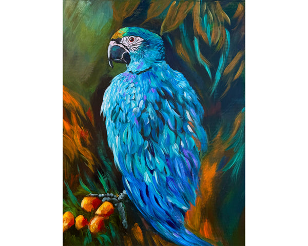 Wings of Wanderlust Original painting on Un-stretched 18" x 24" canvas