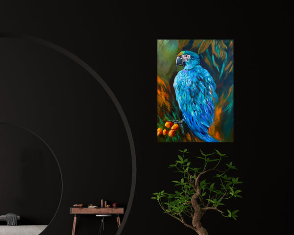 Wings of Wanderlust Original painting on Un-stretched 18" x 24" canvas