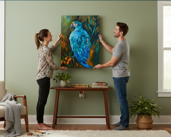 Wings of Wanderlust Original painting on Un-stretched 18" x 24" canvas