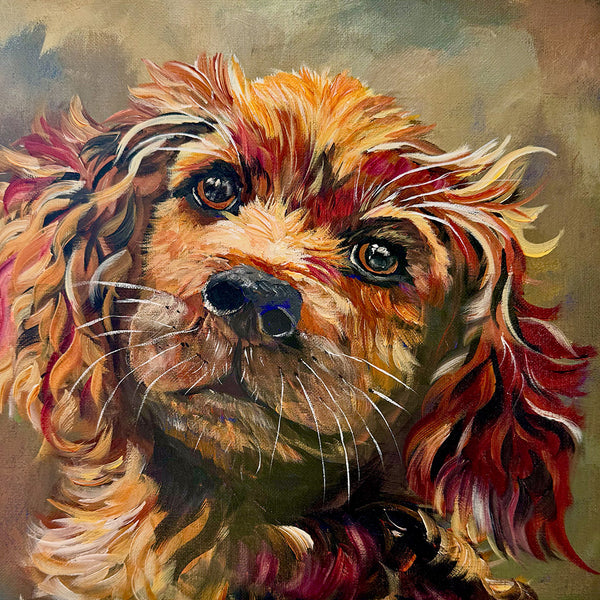 More than a pet portrait, it’s their spirit on canvas