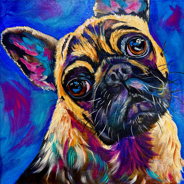 More than a pet portrait, it’s their spirit on canvas