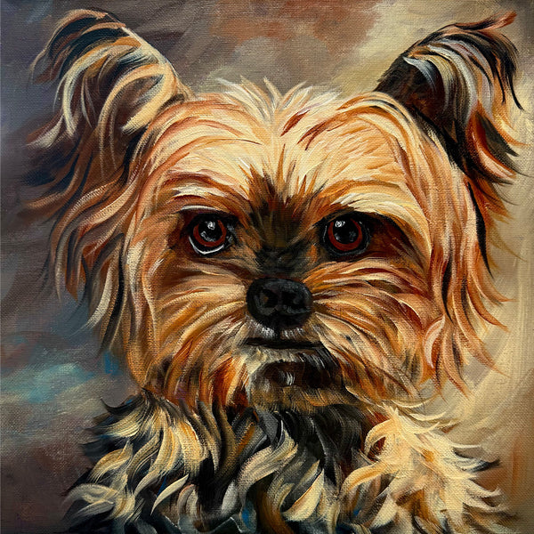 More than a pet portrait, it’s their spirit on canvas