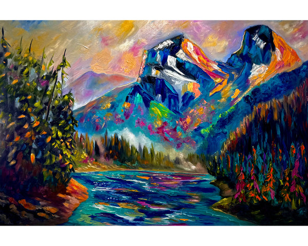 Two out of Three Ain't Bad Original Oil Painting|24" x 36