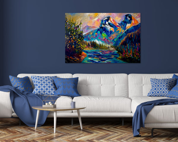 Two out of Three Ain't Bad Original Oil Painting|24" x 36