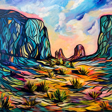 Load image into Gallery viewer, Unique Utah Original 30&quot; x 24&quot; Galley Wrap Canvas Painting