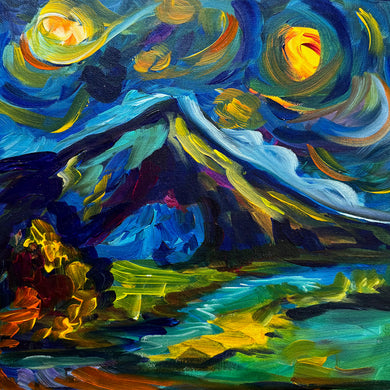 Van Gogh Meets the Canadian Rockies 12