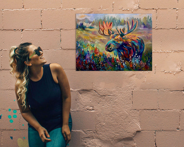 Where the Meadow Blooms | Original Oil Painting 18" x 24" Gallery Wrap