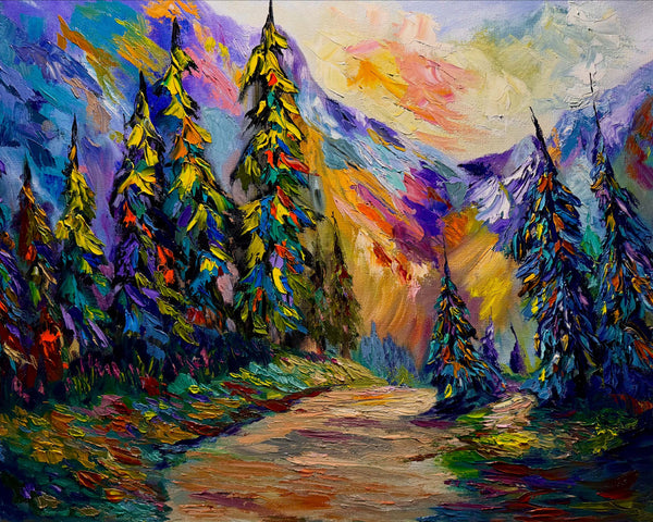 Where the Light Finds Us | Original Oil Painting on 18" x 24" Gallery wrap canvas