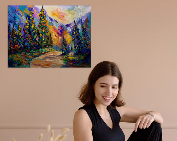 Where the Light Finds Us | Original Oil Painting on 18" x 24" Gallery wrap canvas