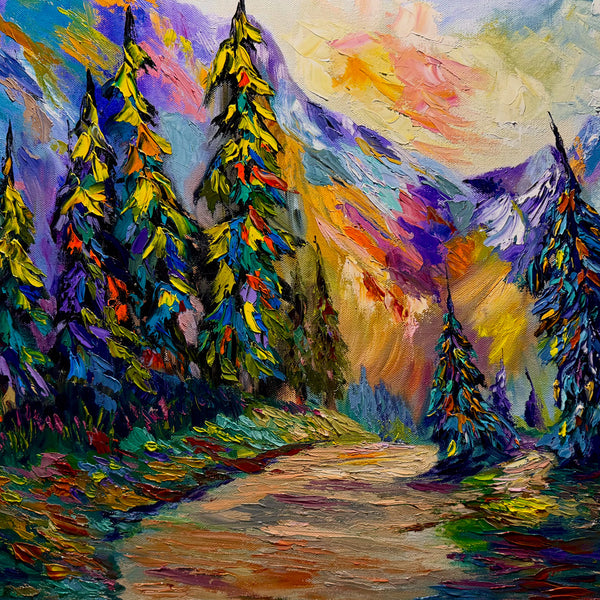 Where the Light Finds Us | Original Oil Painting on 18" x 24" Gallery wrap canvas