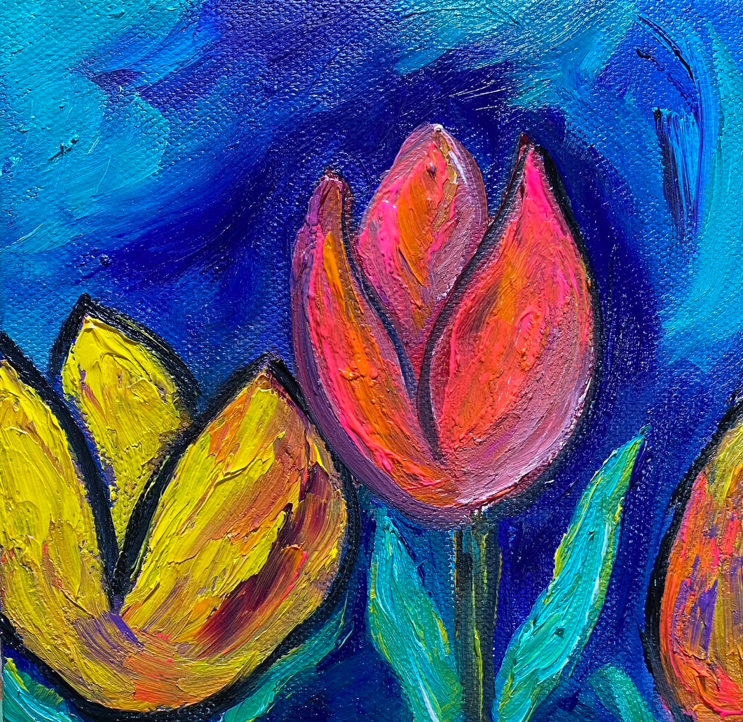 Tiptoe Tulips